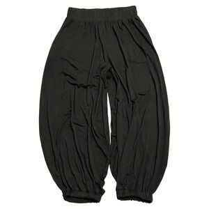 FREE PEOPLE Pull-on Black Beach Flowy Harem Pants. Pockets S Well Cared For
